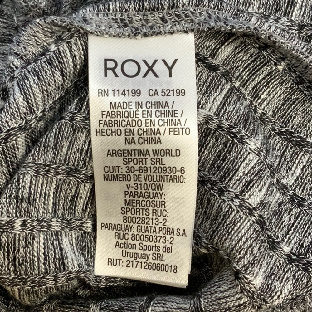 ROXY Junior's Cloudy Days Top Black Size Medium KTE1 - Picture 9 of 11